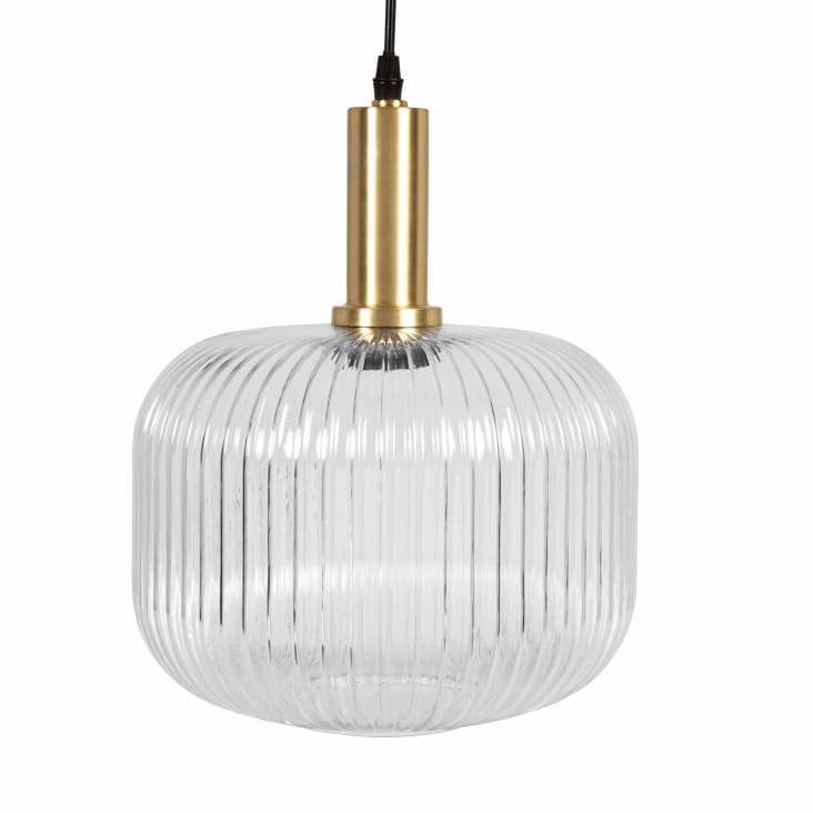 Gobelet En Verre Transparent 27cl - Strie Fabrique De Styles