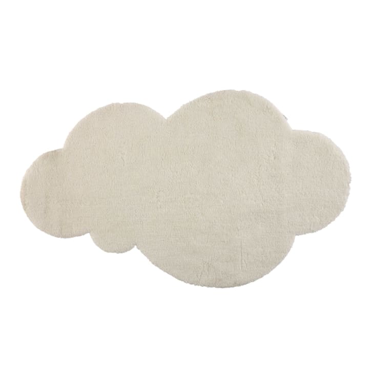 Tapis enfant nuage tufté écru 125x200