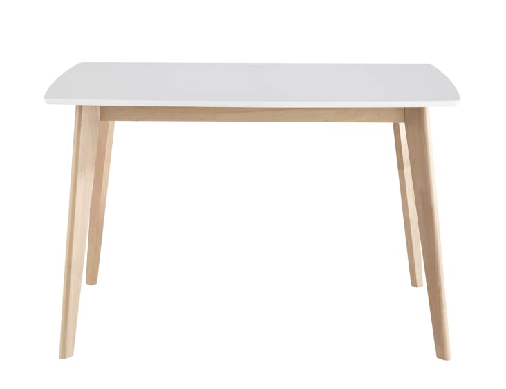 Tavolo per sala da pranzo scandinavo bianco 4/5 persone 150 cm Spring