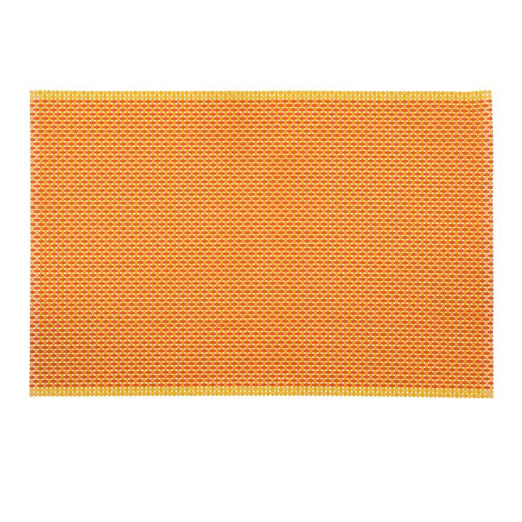 Premier Housewares Set Di 4 Tovagliette All'uncinetto In Sughero, Forma Foglia, Colore Arancione (29x22 Cm)