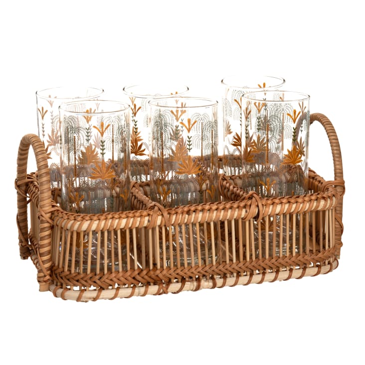Portofino Vintage Set 6 Verres, Multicolor, 30 Cl., Verre Soufflé[T3202 Portofino Vintage Set 6 Verres, Multicolor, 30 Cl., Verre Soufflé[T3202