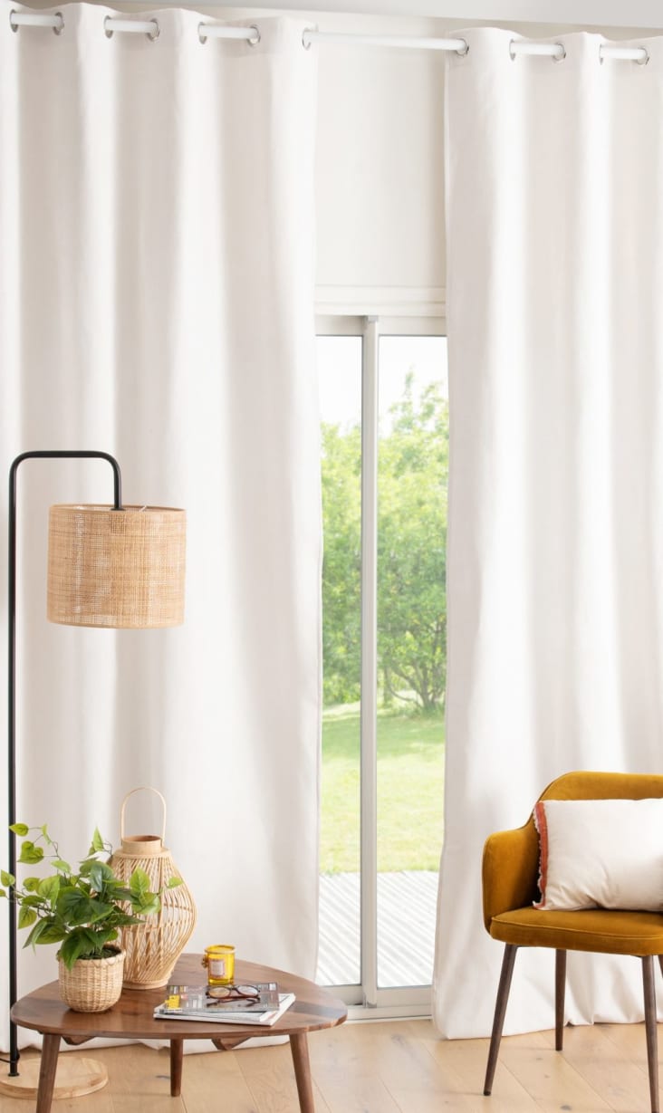 Ambesonne Grey Shower Curtain, Picture of Smooth Oak Wood Texture in