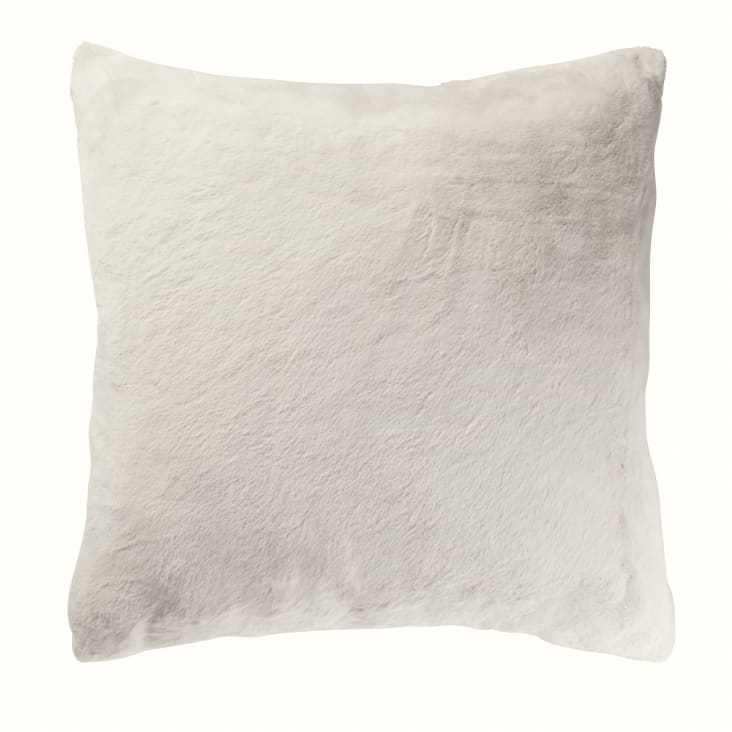 Enjoy Home Kissen 60x60 Cm, Baumwolle Ecru – Weiches Sofakissen Mit Abnehmbarem Bezug, 350 G Füllung