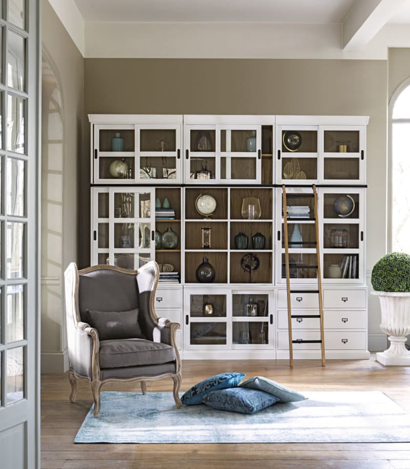 Coupe de jardin en magnésie blanche H 71 cm EYGUIERES - miniature 20