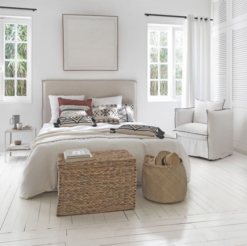 Housse de tête de lit 90 en lin - miniature 5