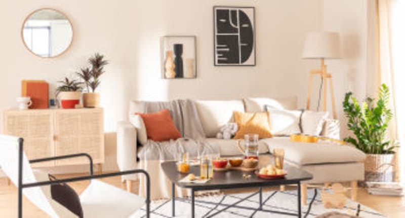 Pied de lampadaire en hévéa clair H132 - miniature 8