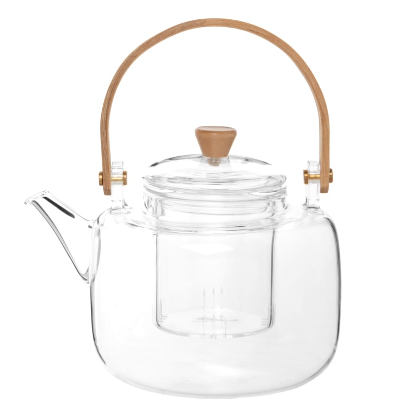 Teekanne aus Glas und Bambus 0,9 l | Maisons du Monde