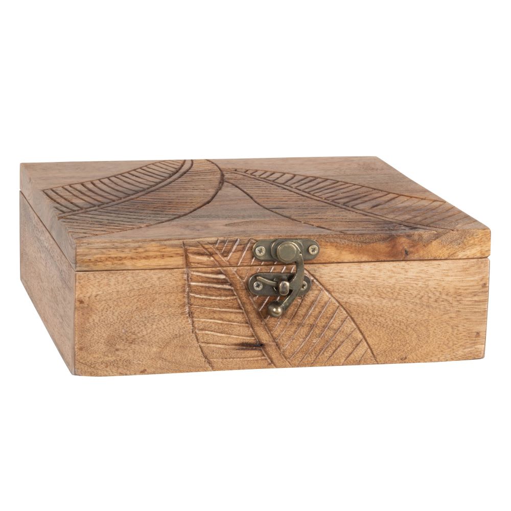 Gran caja de pan de madera, panera marrón y negra, almacenamiento