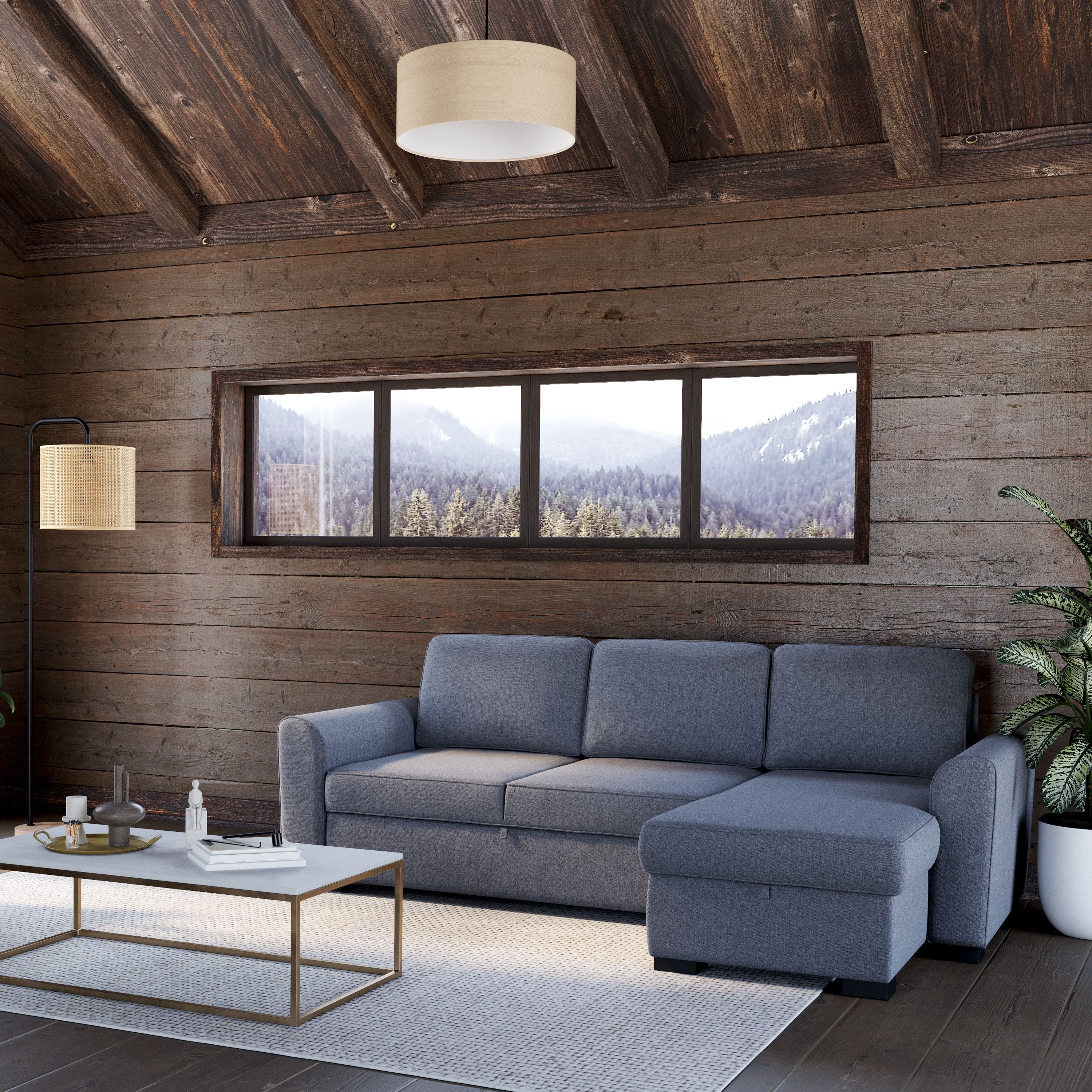 Le canapé d'angle convertible Montréal de Maison du Monde