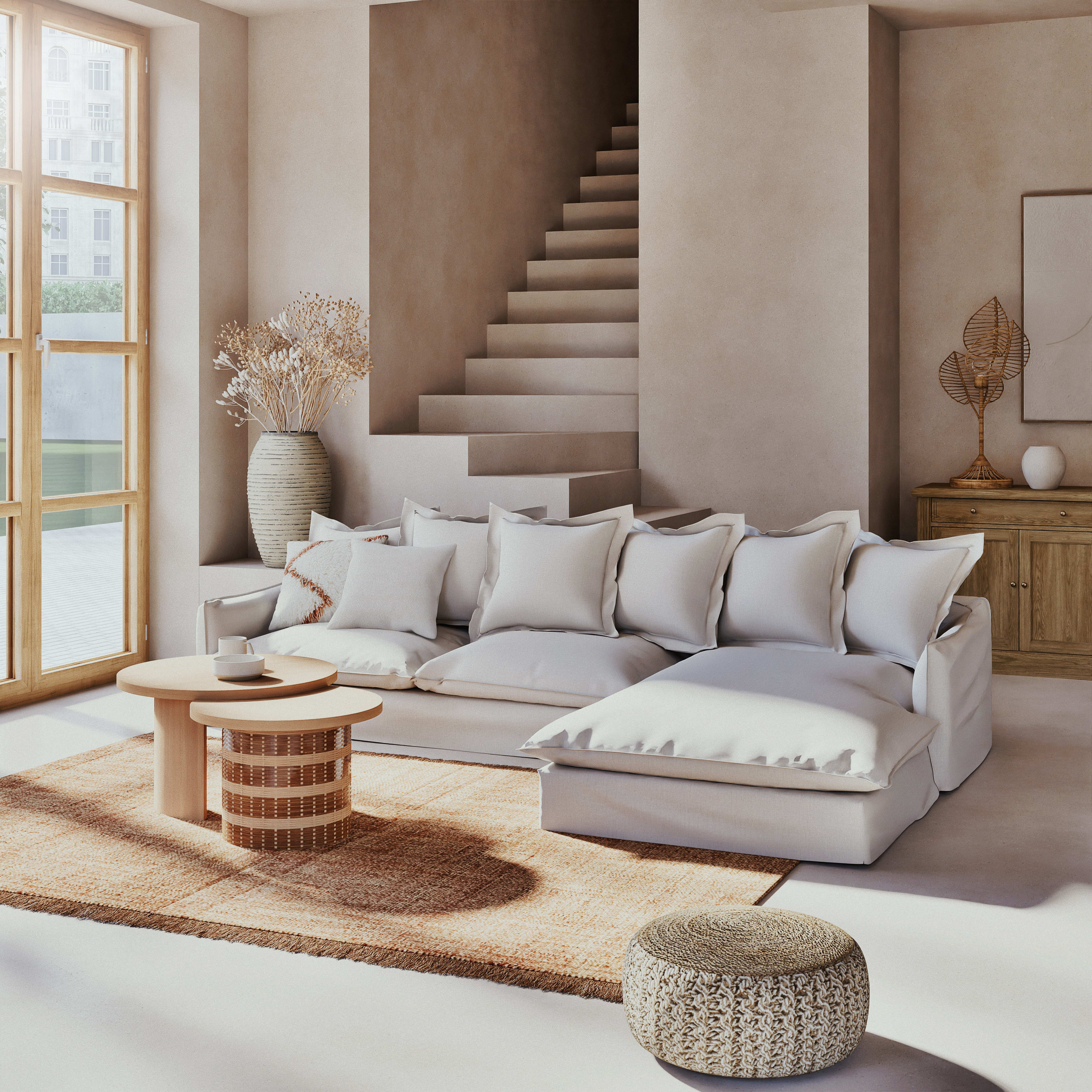 barcelone - Canapé convertible Blanc