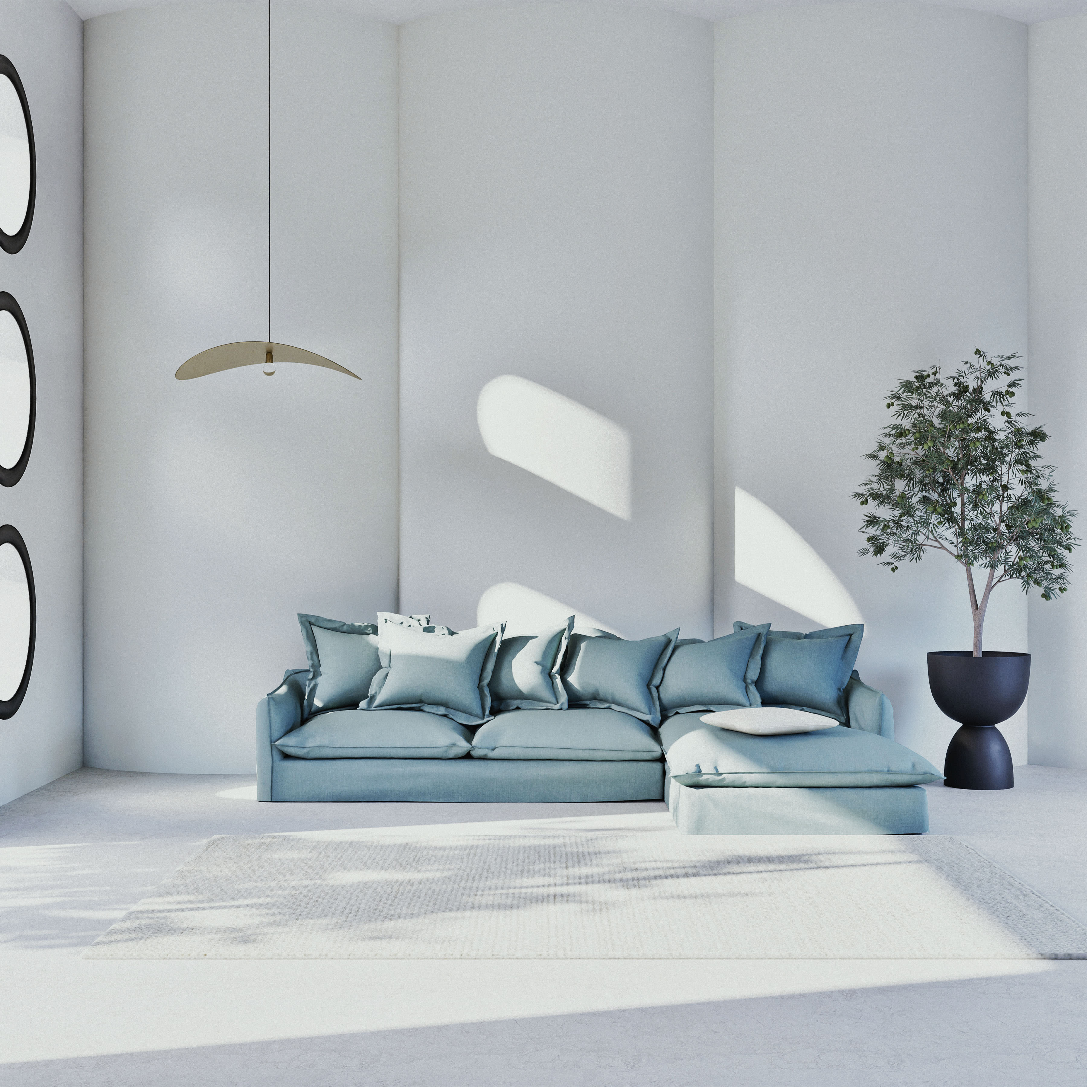 Produit similaire: barcelone - Canapé Bleu