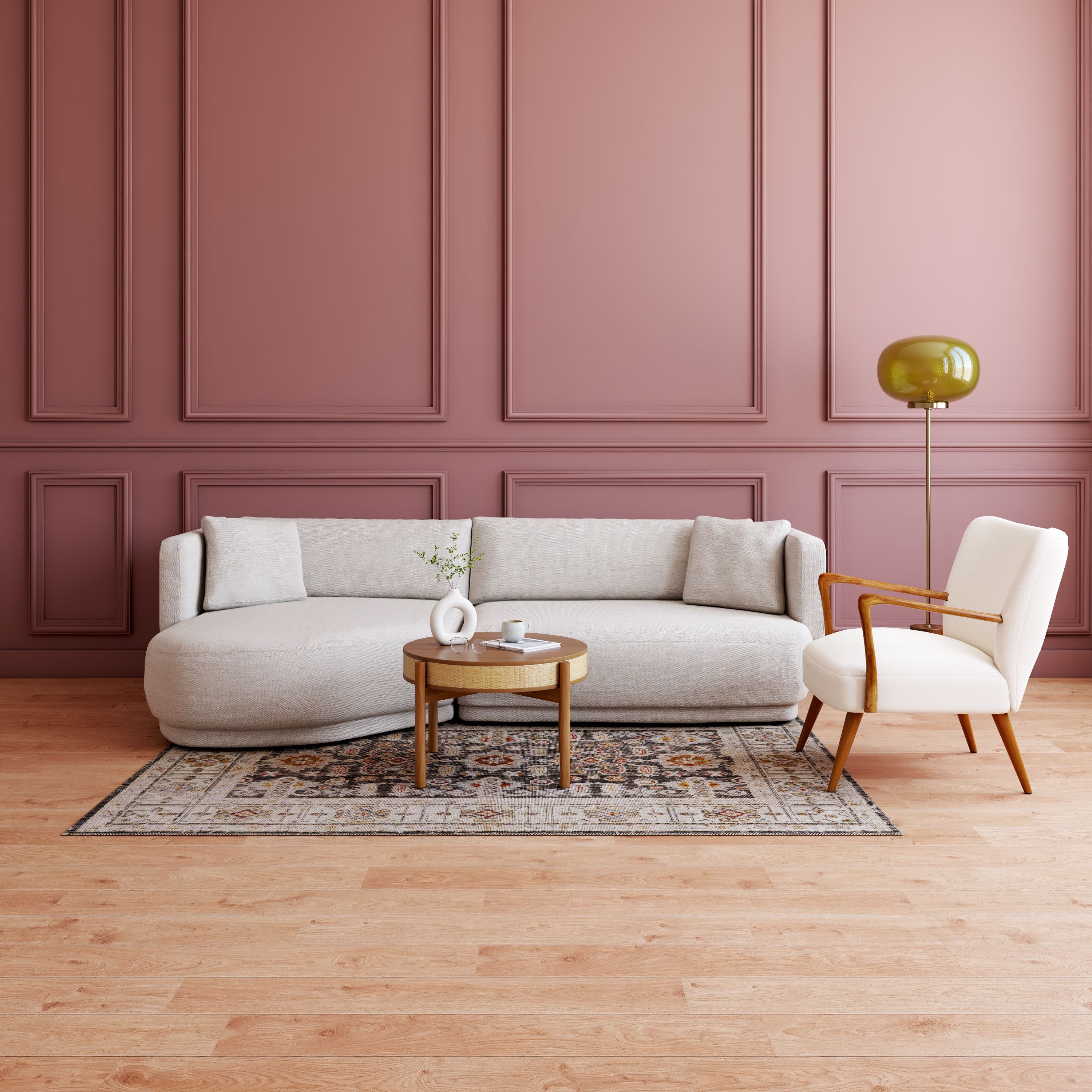 Le canapé d'angle gauche Modjo de chez Maison du monde