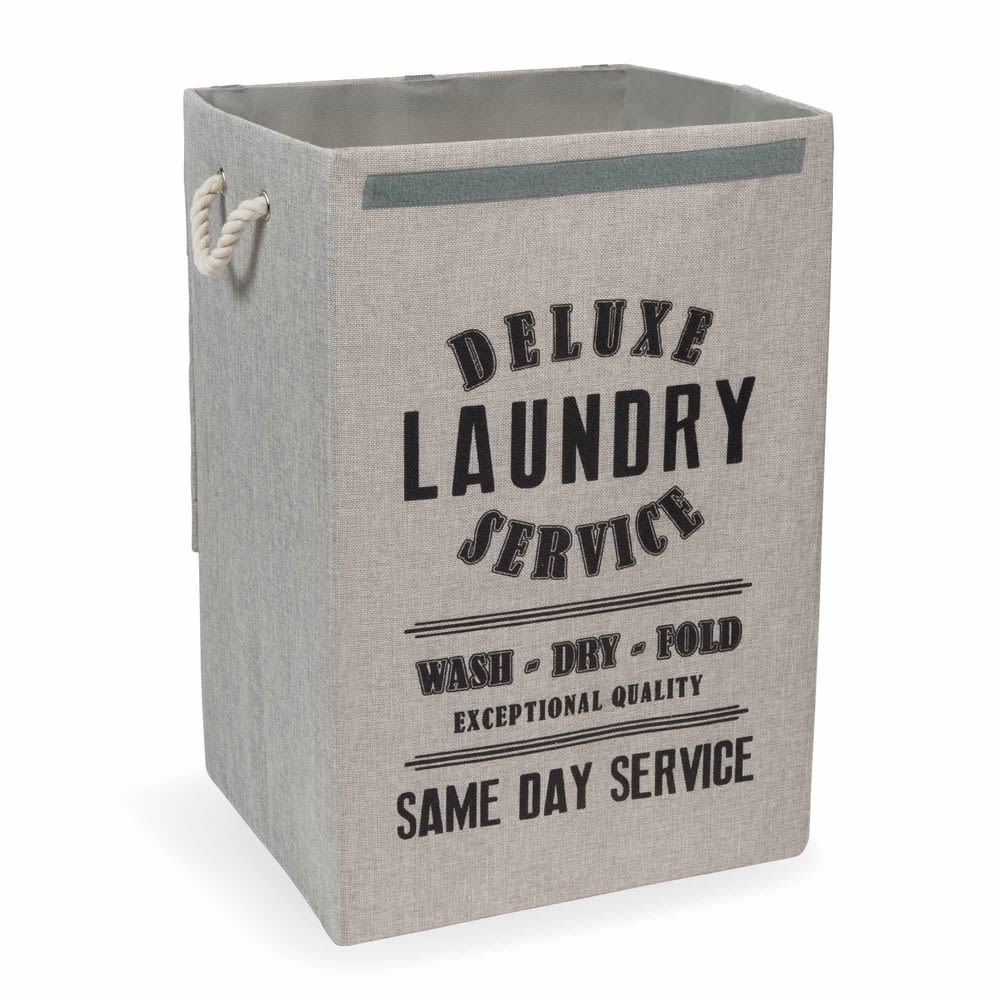 Cesto de ropa de tela DELUXE Laundry Deluxe | Maisons Monde