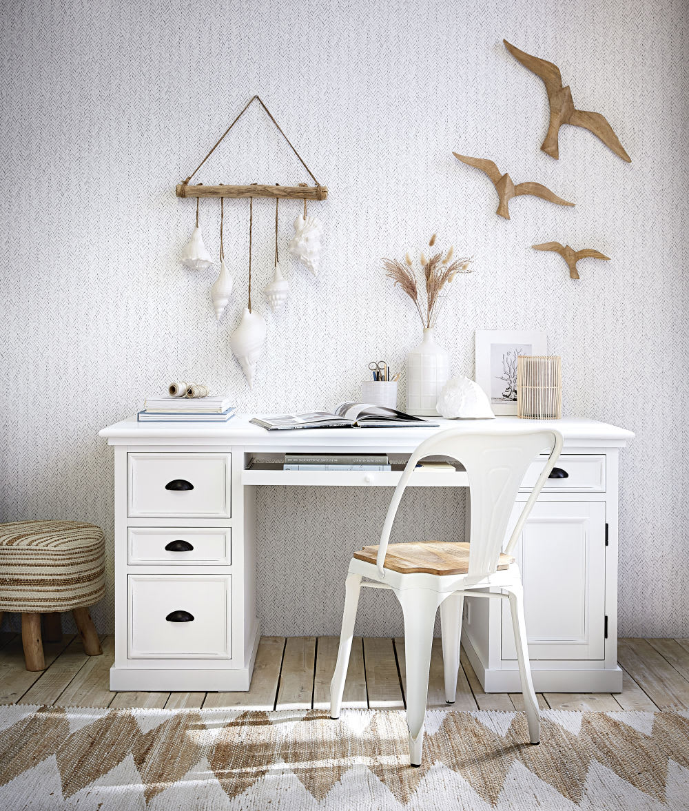 Déco Murale Mouettes Nautique - Lot De 3 Figurines Imitation Bois | Style Maritime Pour Salon, Chambre