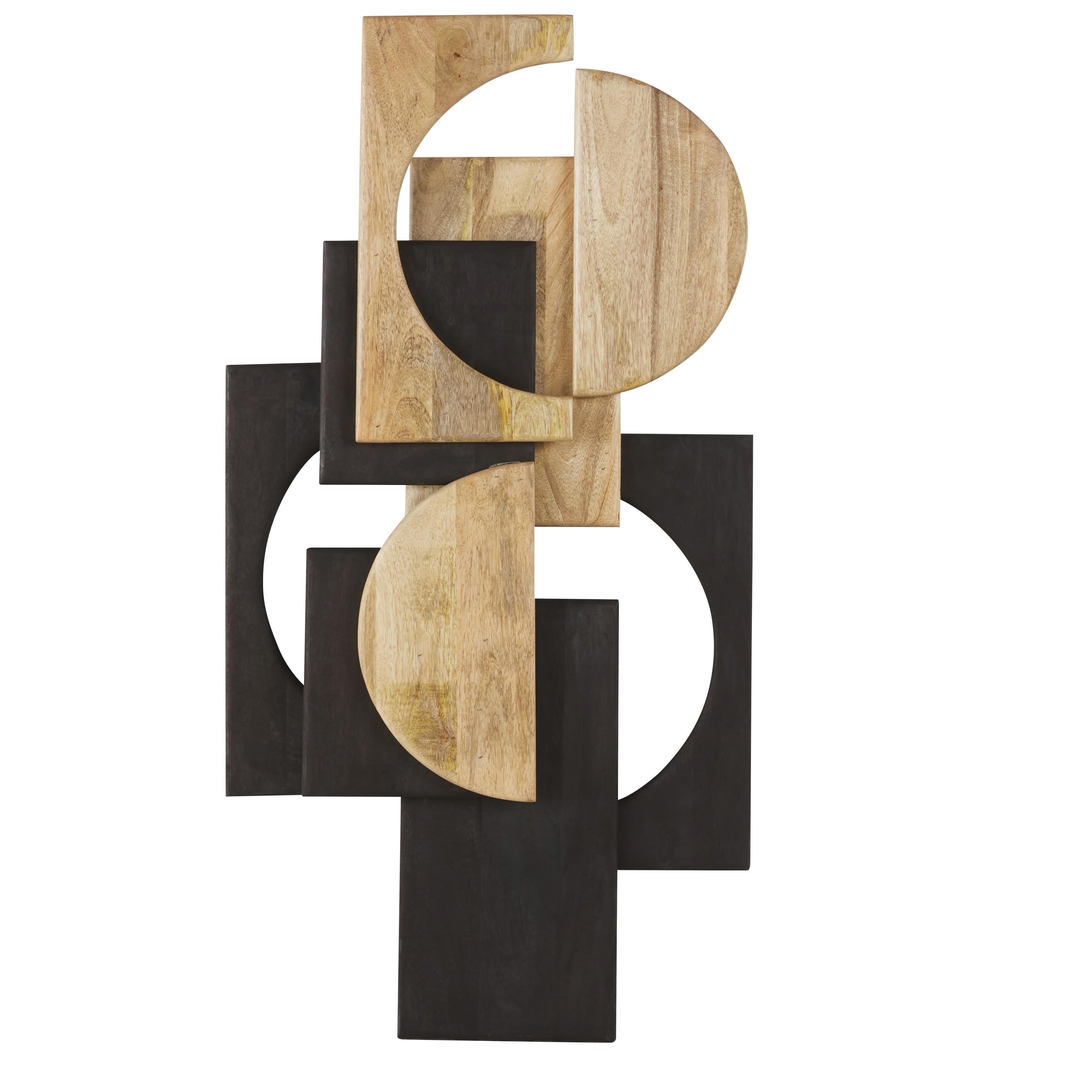 Decorazione Parete Luna In Legno Con Perline - Stile Bohemien - Foto 2