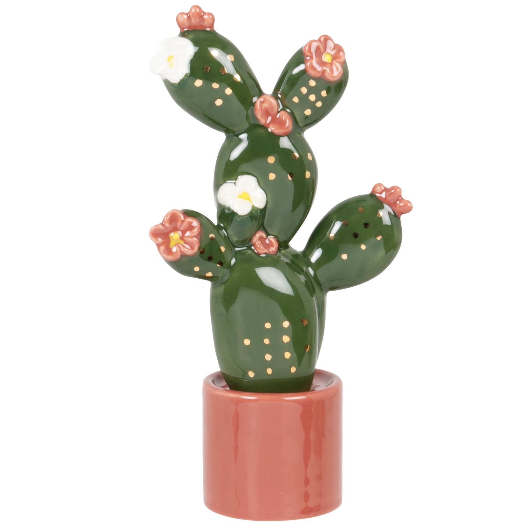 Decorazione in ceramica cactus Verde Chiaro – Declea