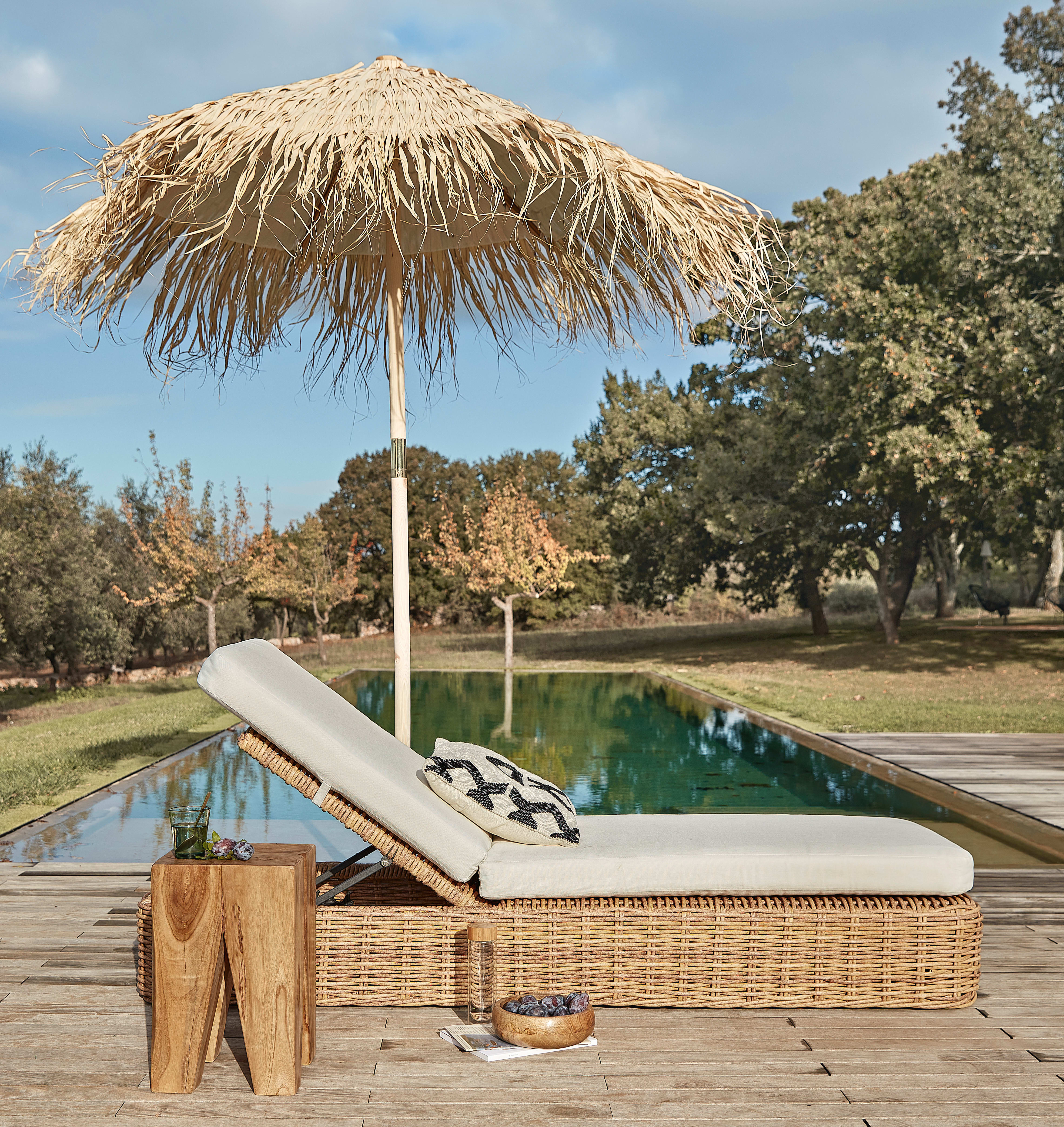 Rattan Lettino Giardino Resina Giardino Lettino Sole Rattan Chaise