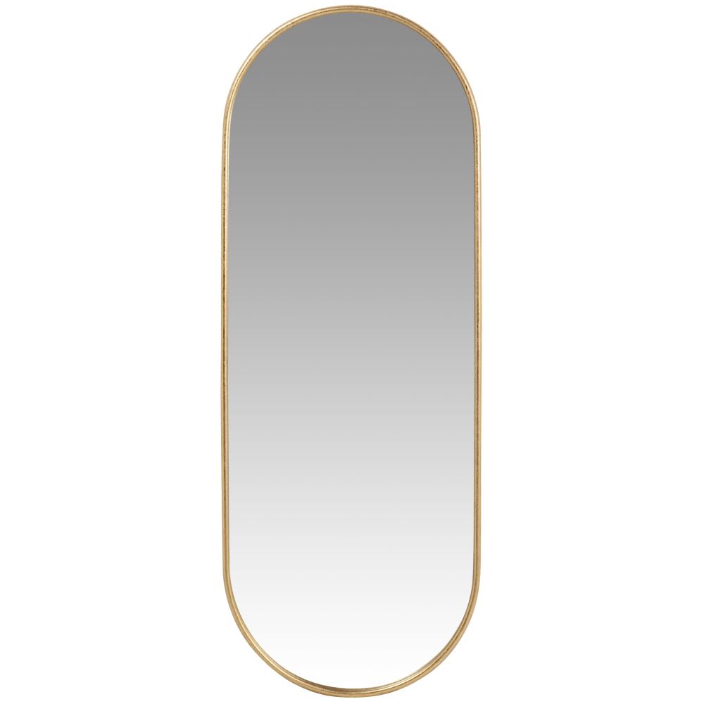 Miroir ovale Arche doré INSPIRE, l.60 x H.80 cm