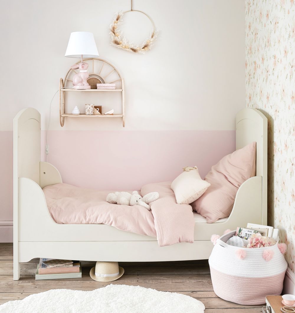 Motomo Set bimbi copripiumino e cuscino Pastelli, Rosa - 150x200 cm -  Cotone bio unisex (bambini)