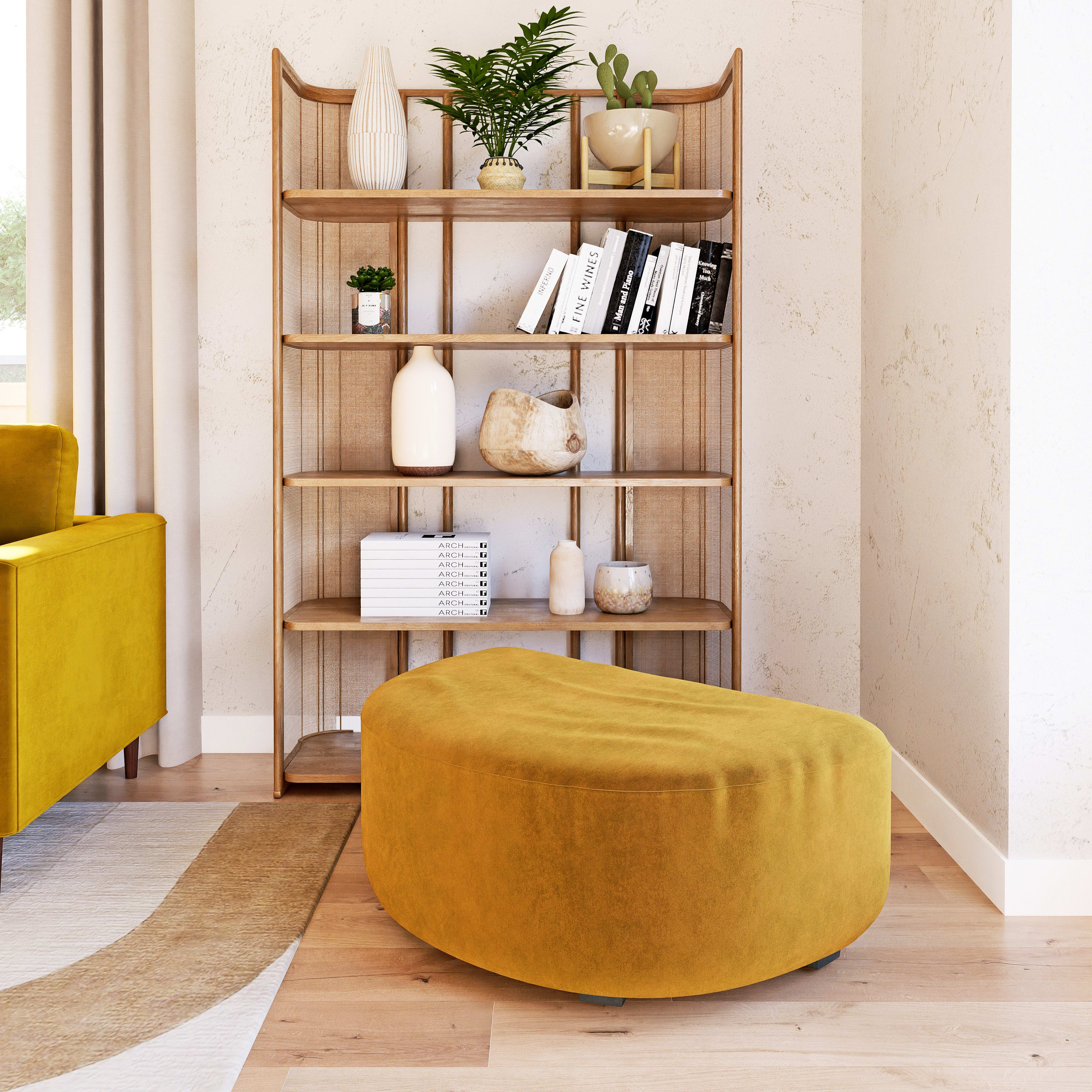 Divanetto velluto con pouf poggiapiedi STOCK - Arredamento e Casalinghi In  vendita a Como