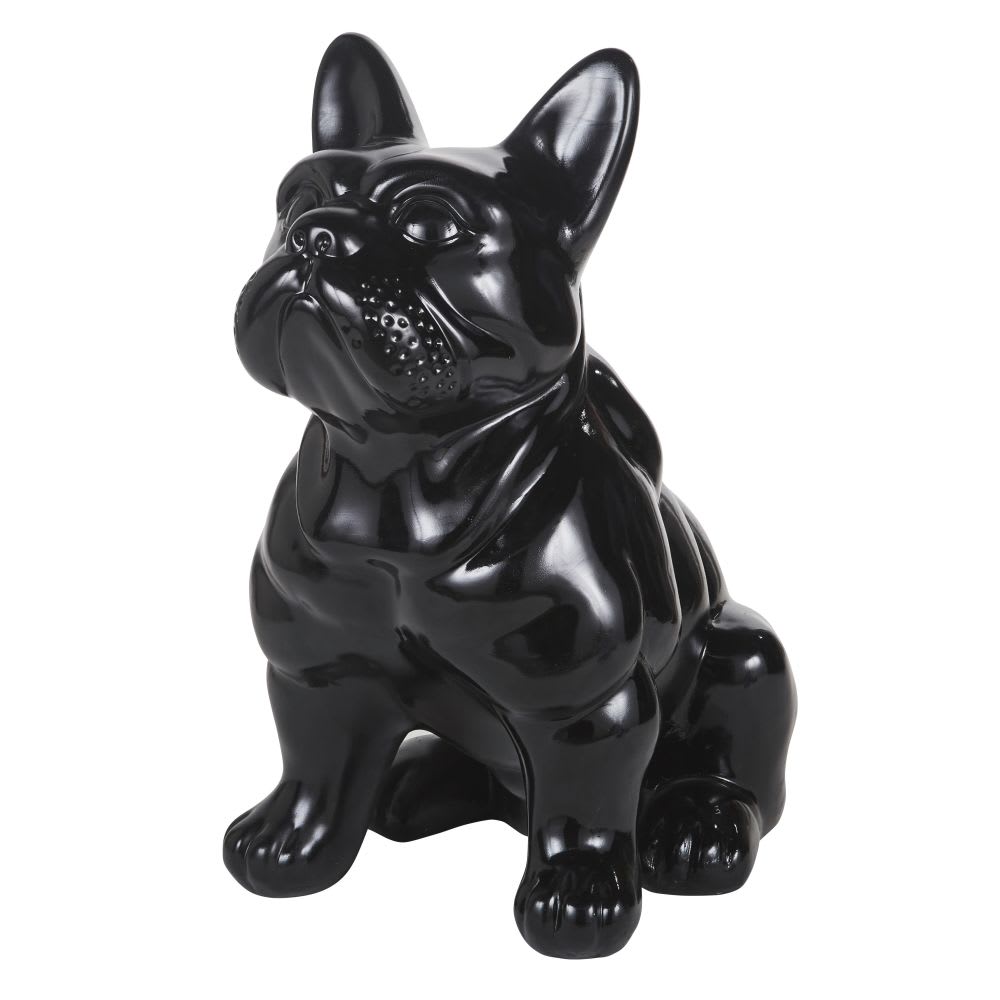 Statua di lusso bulldog francese, design marrone scuro e marrone scuro, la  nostra collezione 'realismo' -  Italia