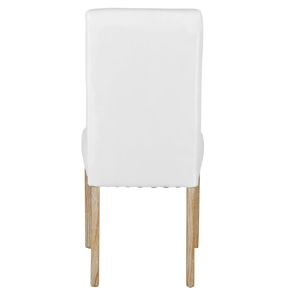 2 chaises à housser en pin blanchi