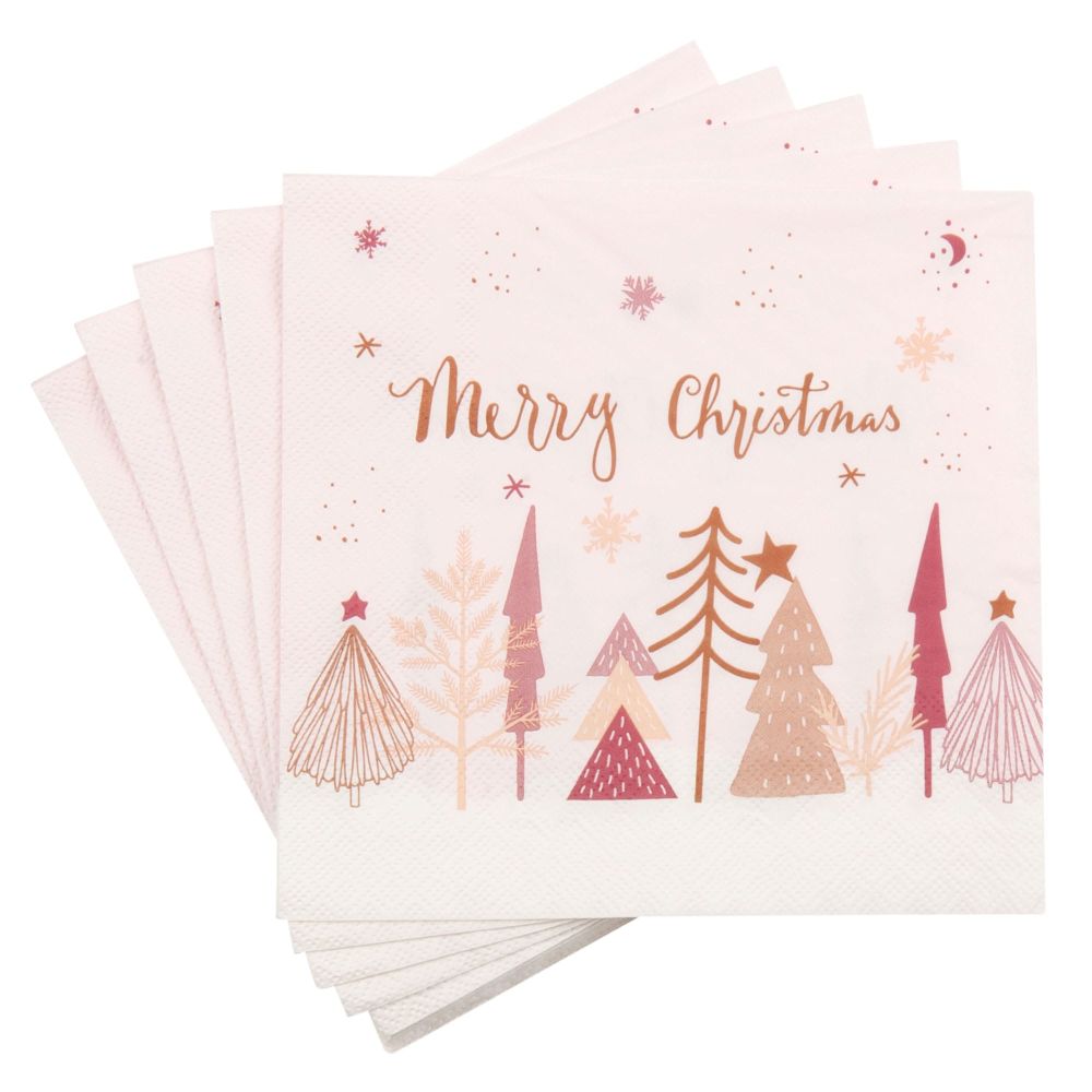 20 serviettes en papier imprimé forêt 20 serviettes en papier imprimé forêt