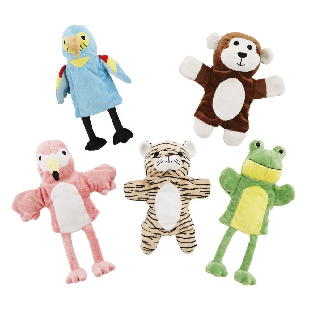 5 marionnettes multicolores (photo) 5 marionnettes multicolores