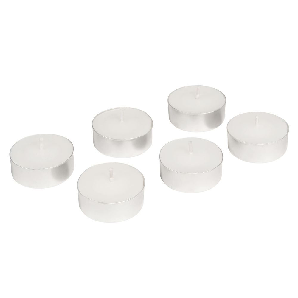 6 bougies coupe blanches D 4 cm 6 bougies coupe blanches D 4 cm