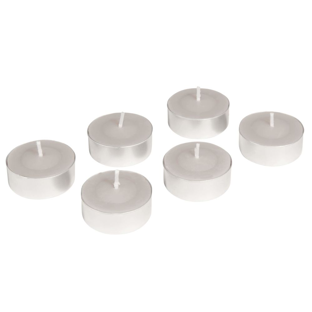 6 bougies coupe grise D 12 cm 6 bougies coupe grise D 12 cm