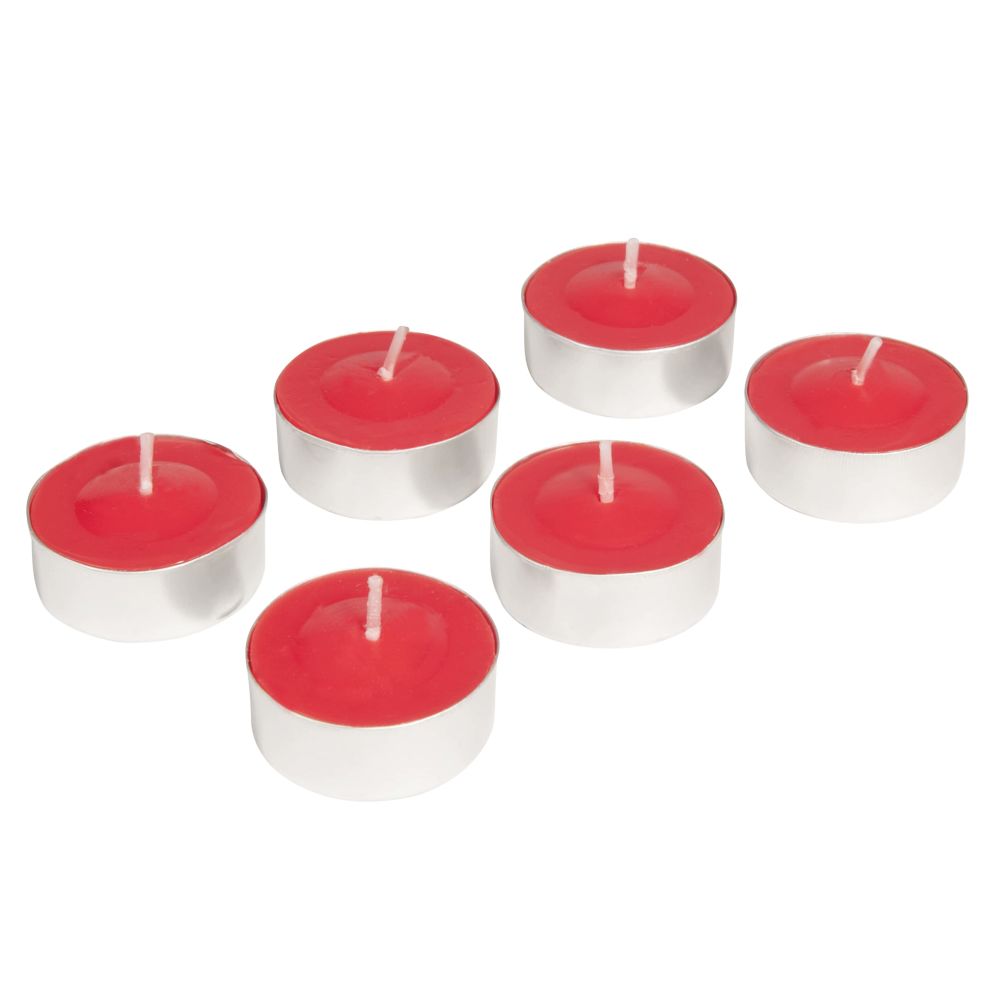 6 bougies coupe orange D 12 cm 6 bougies coupe orange D 12 cm