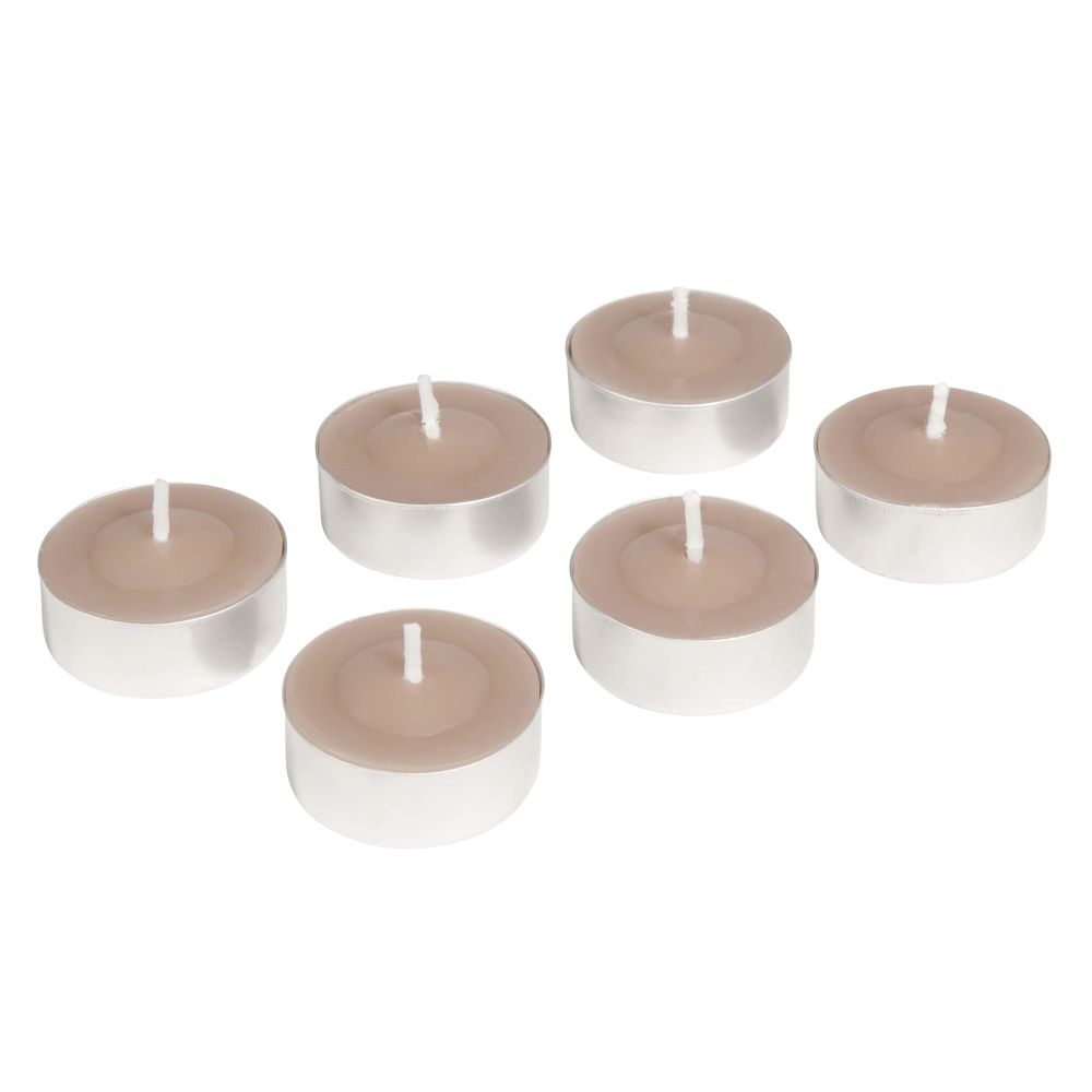 6 bougies coupe taupe D 12 cm 6 bougies coupe taupe D 12 cm