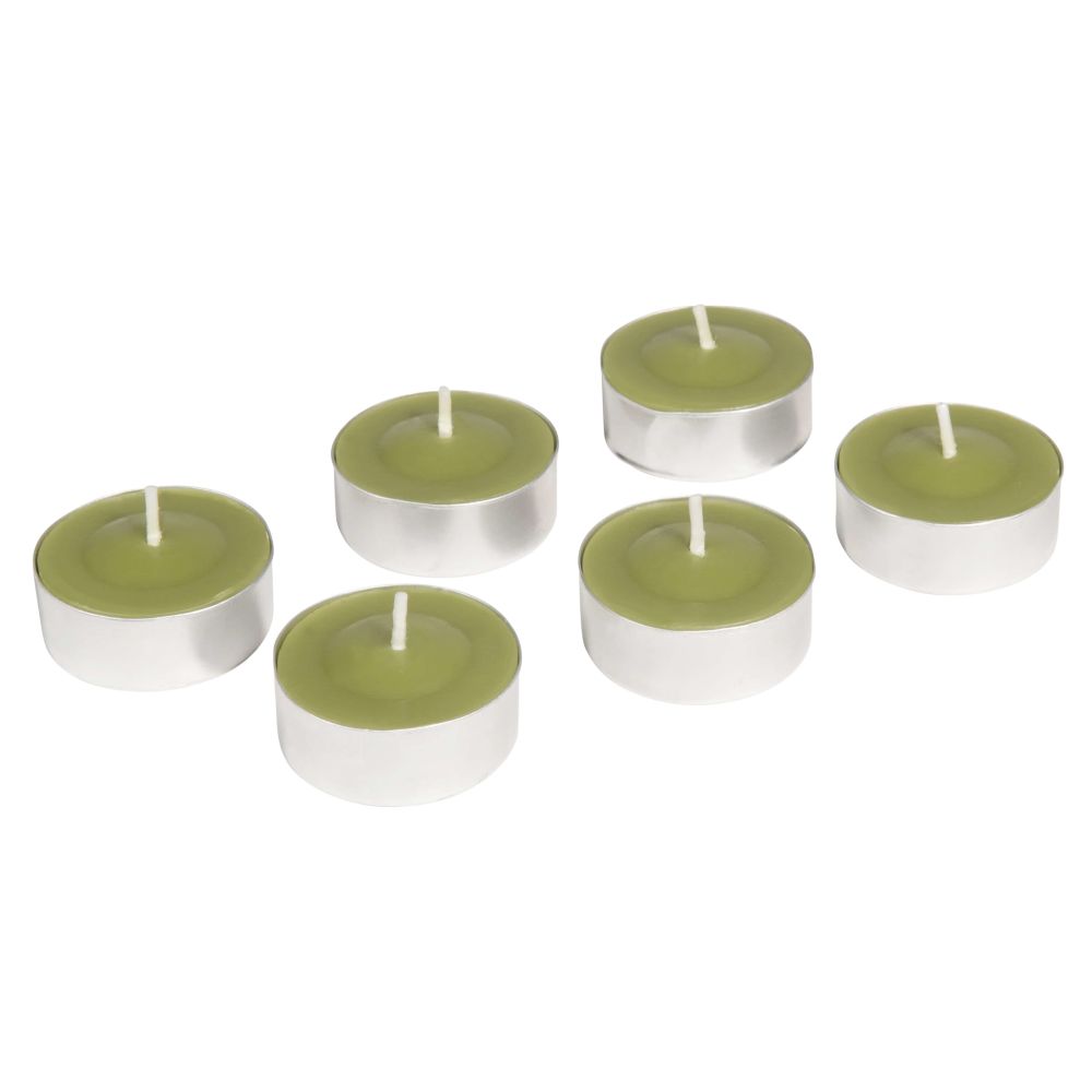 6 bougies coupe verte D 12 cm 6 bougies coupe verte D 12 cm