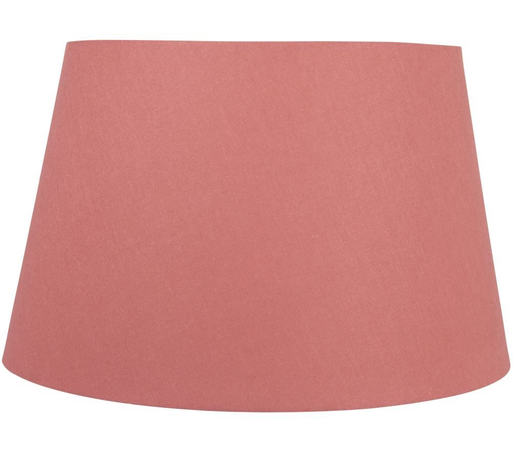 Abat-jour en coton terracotta (photo) Abat-jour en coton terracotta