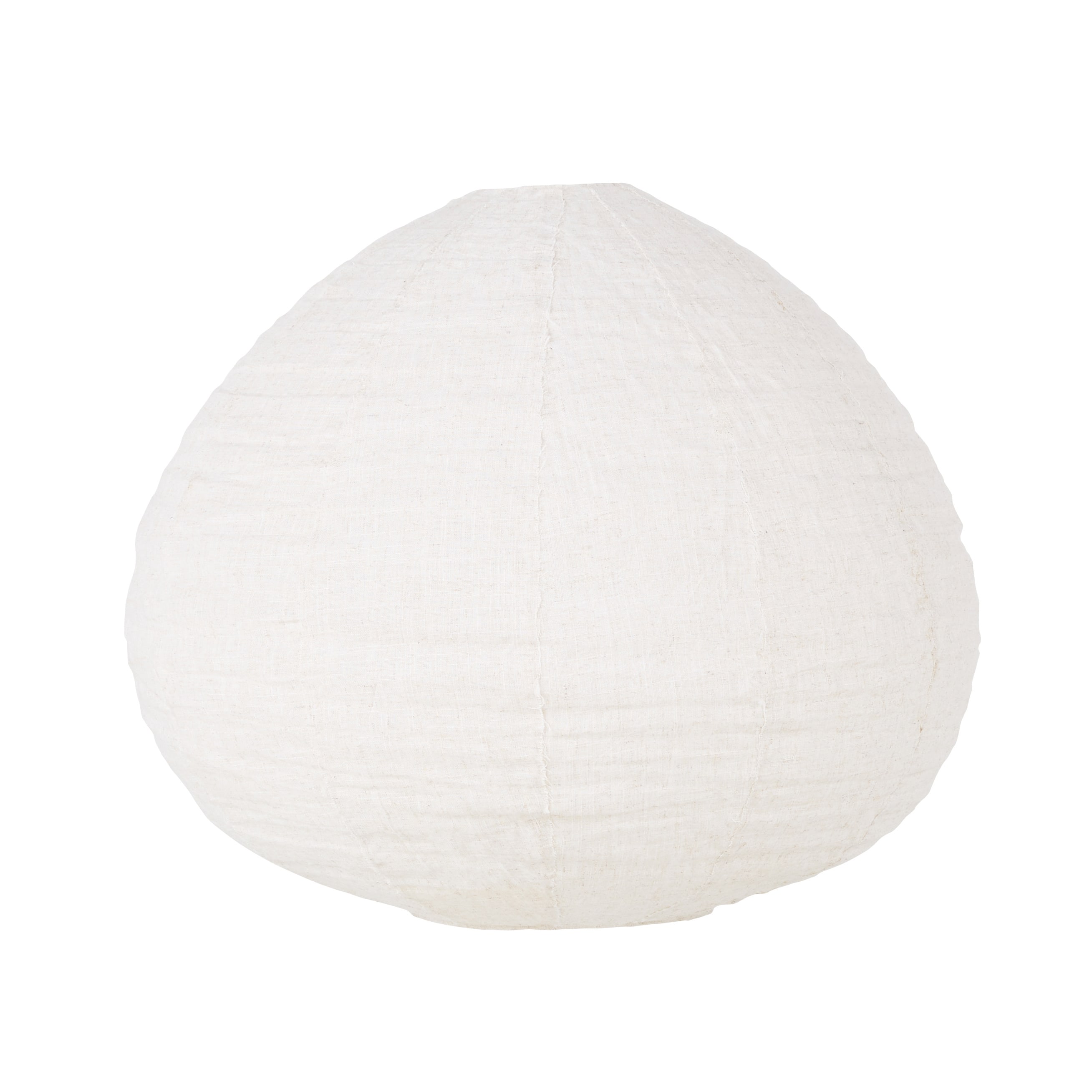 Abat-jour pour suspension en lin beige chiné