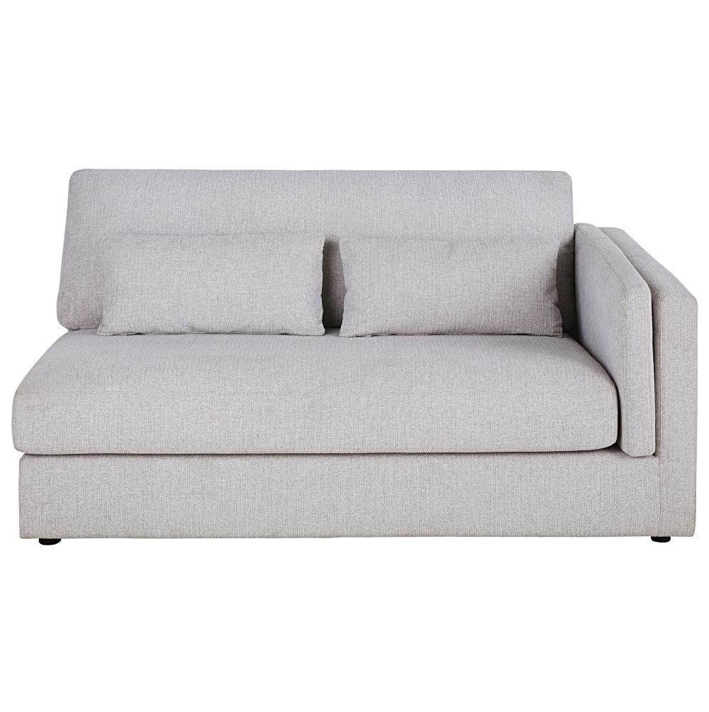 Accoudoir droit pour canapé modulable 2 places beige Accoudoir droit pour canapé modulable 2 places beige