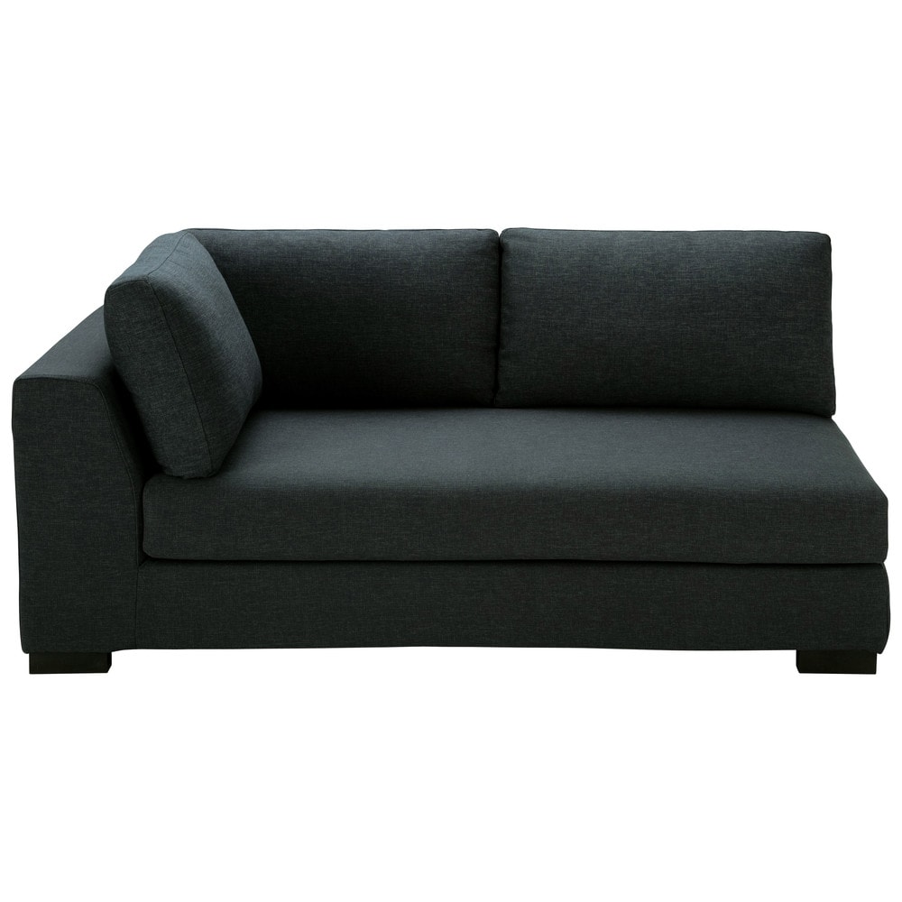 Accoudoir gauche pour canapé modulable gris anthracite Accoudoir gauche pour canapé modulable gris anthracite