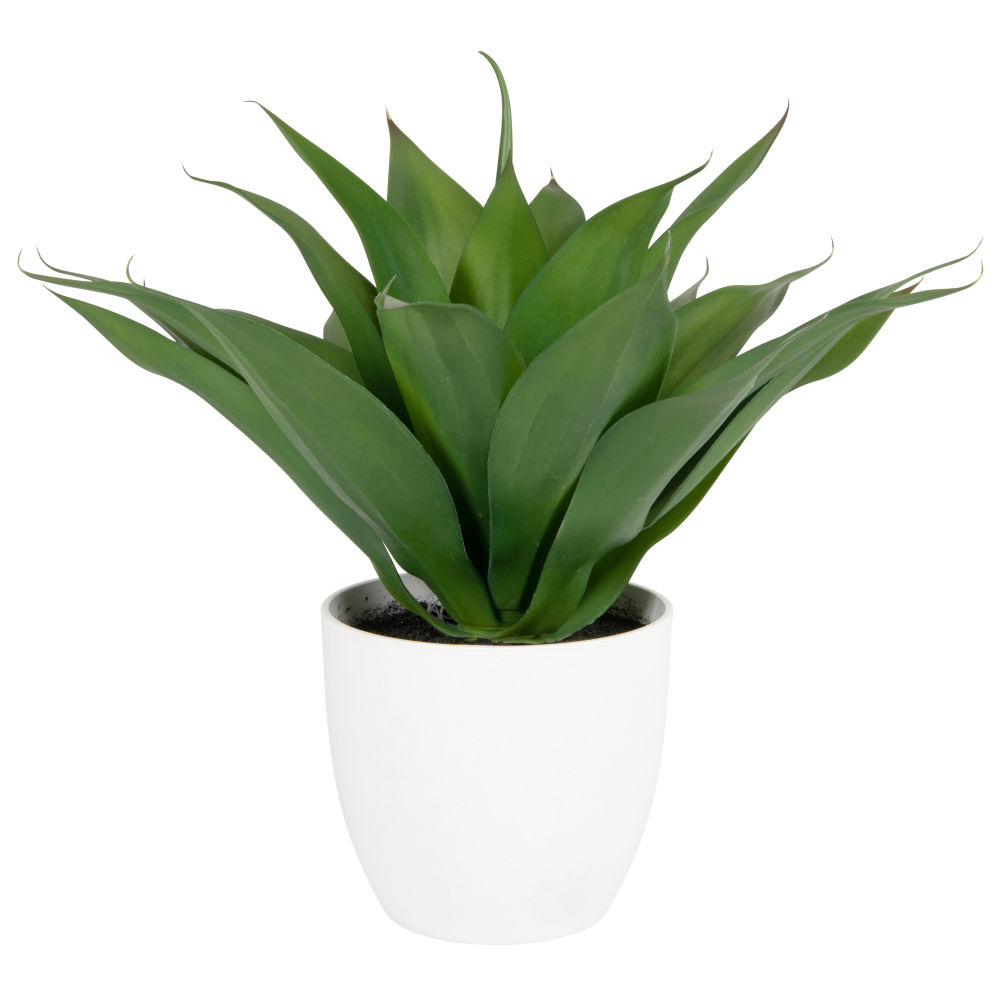Agave artificiel en pot (photo) Agave artificiel en pot