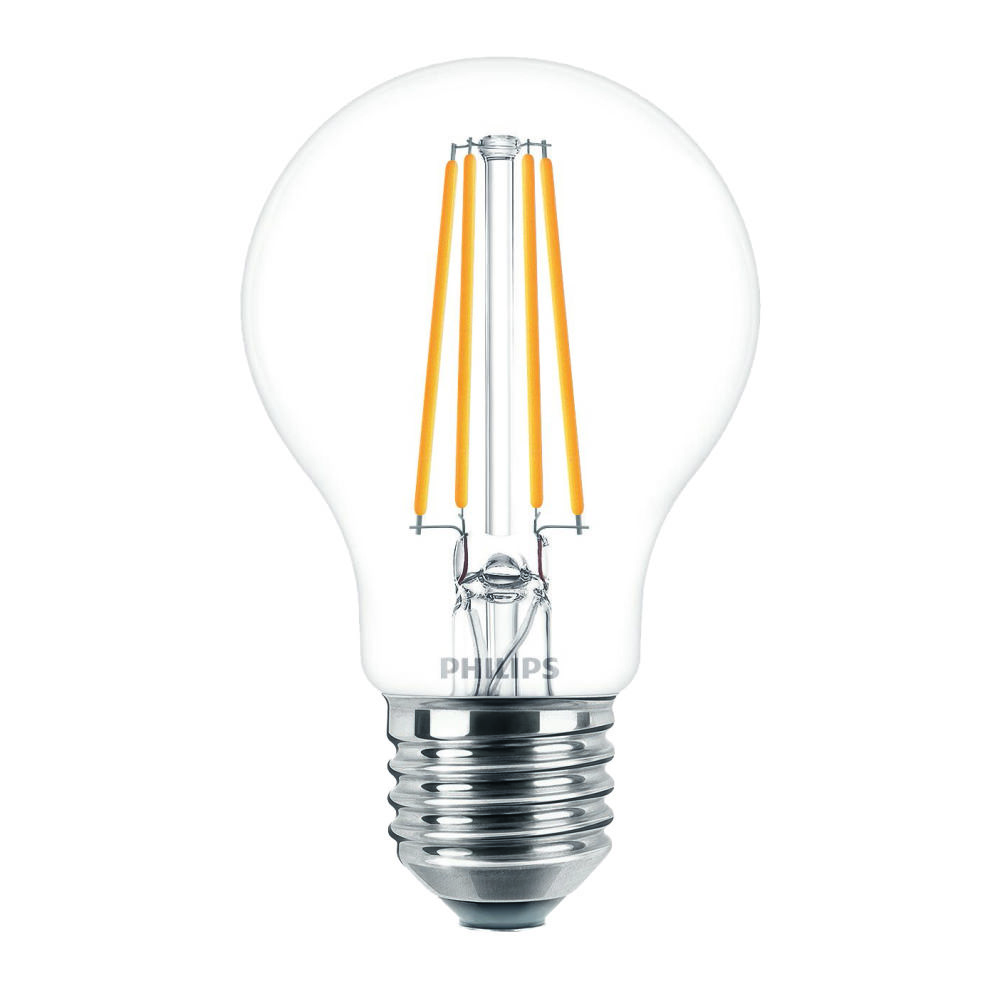 Ampoule LED E27 60W claire, coloris blanc chaud Ampoule LED E27 60W claire, coloris blanc chaud
