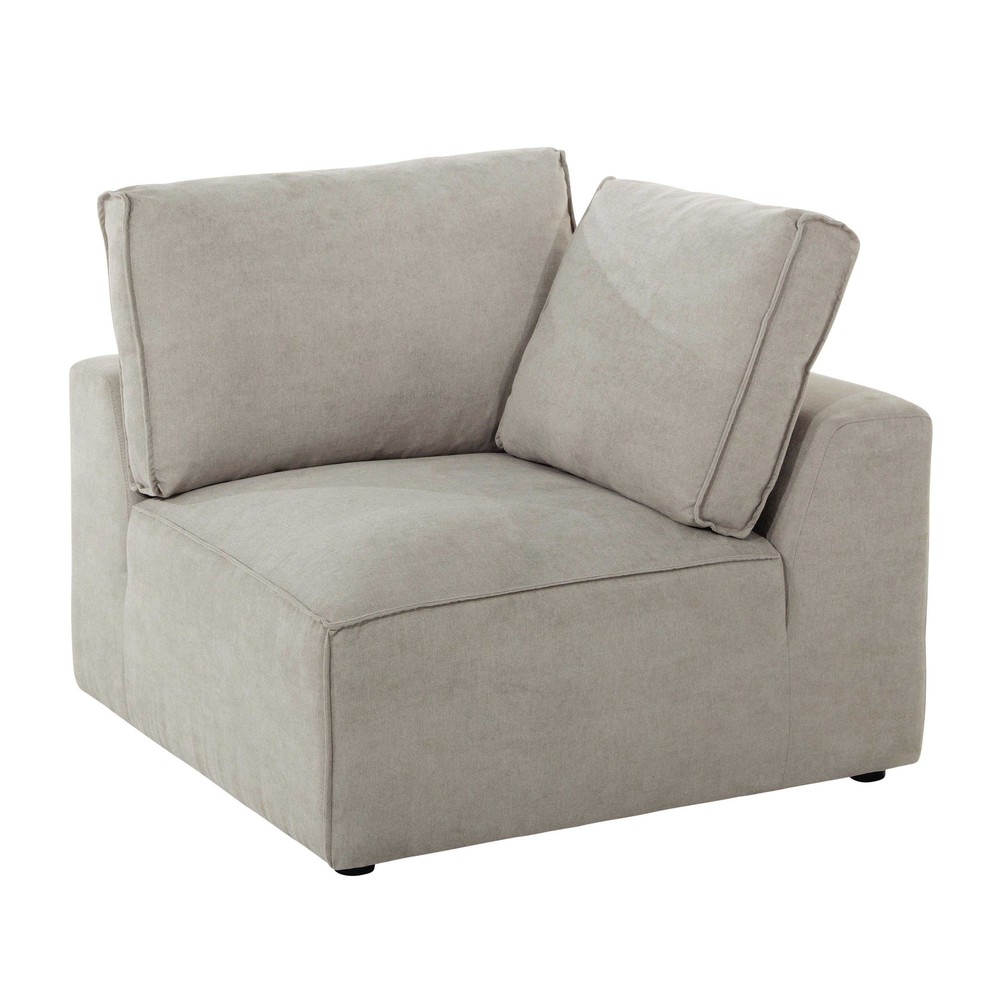 Angle pour Canapé modulable beige - Vue supplémentaire 2