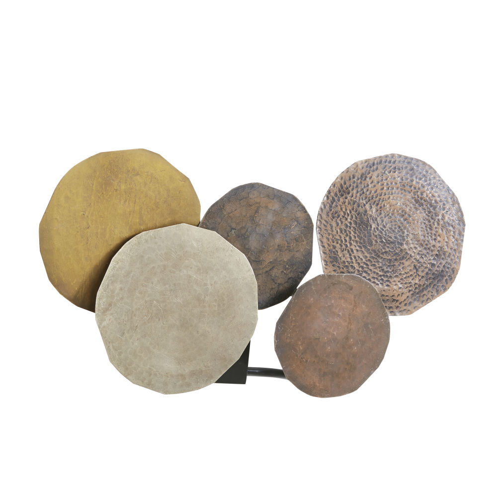 Applique disques de métal coloris bronze (photo) Applique disques de métal coloris bronze