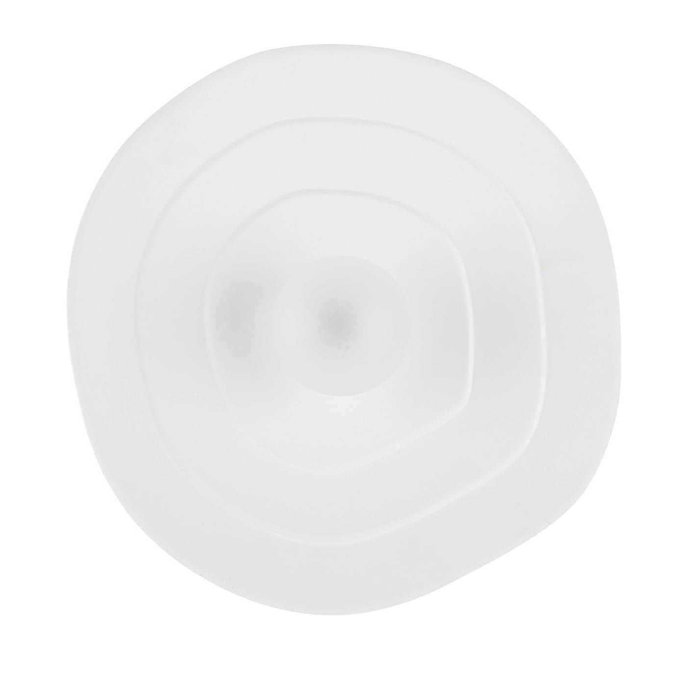 Applique murale céramique blanche et globe en verre