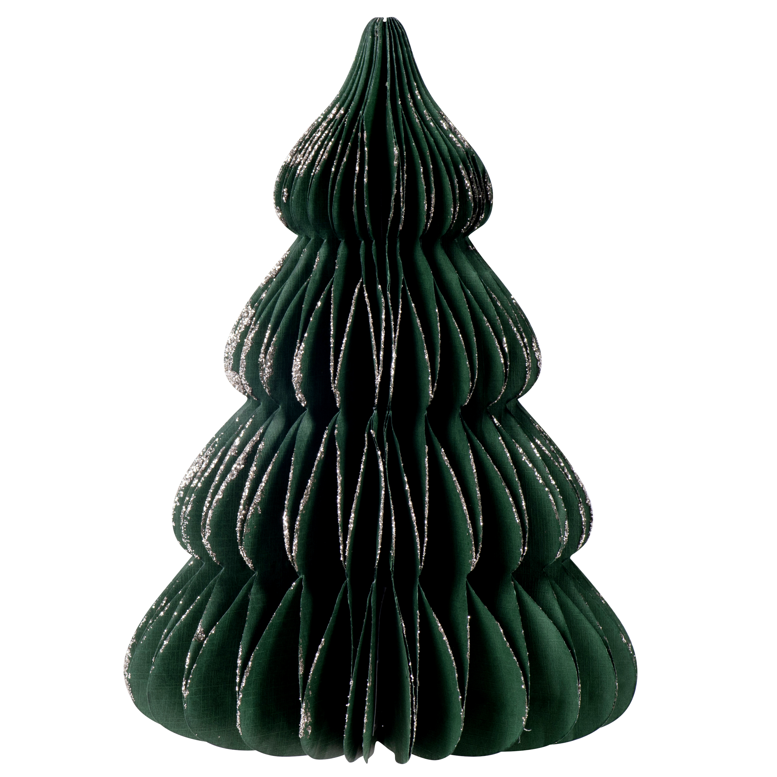 Arbol de Navidad de papel verde