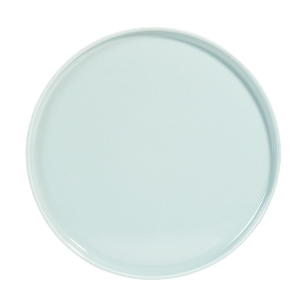 Assiette plate en faïence bleue Assiette plate en faïence bleue