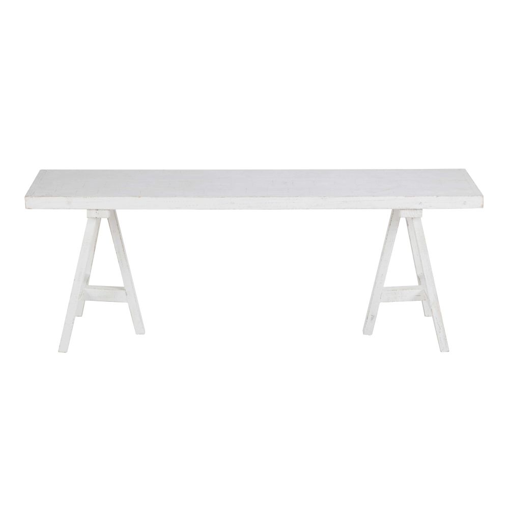 Banc en bois de sapin blanc Banc en bois de sapin blanc