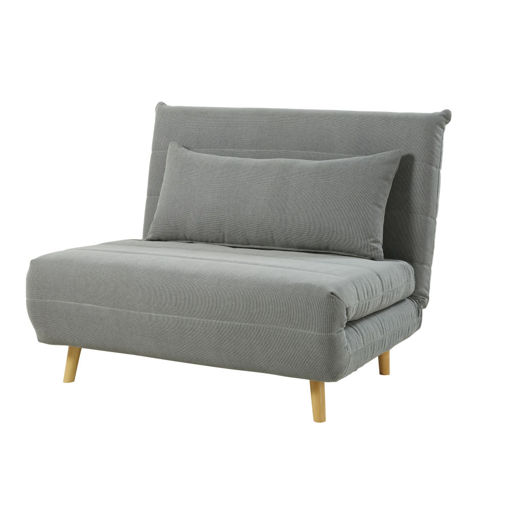 Banquette clic-clac 1 place gris clair Banquette clic-clac 1 place gris clair