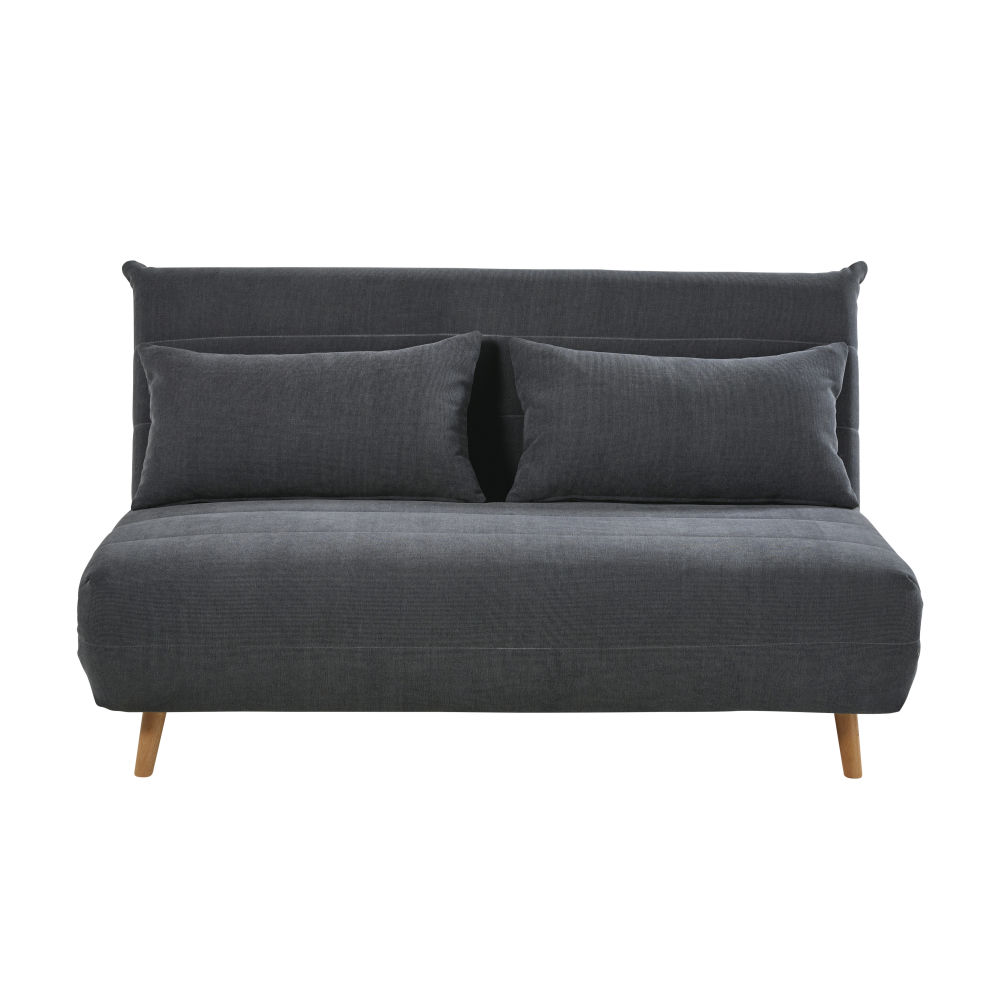 Banquette clic-clac 2 places gris anthracite Banquette clic-clac 2 places gris anthracite