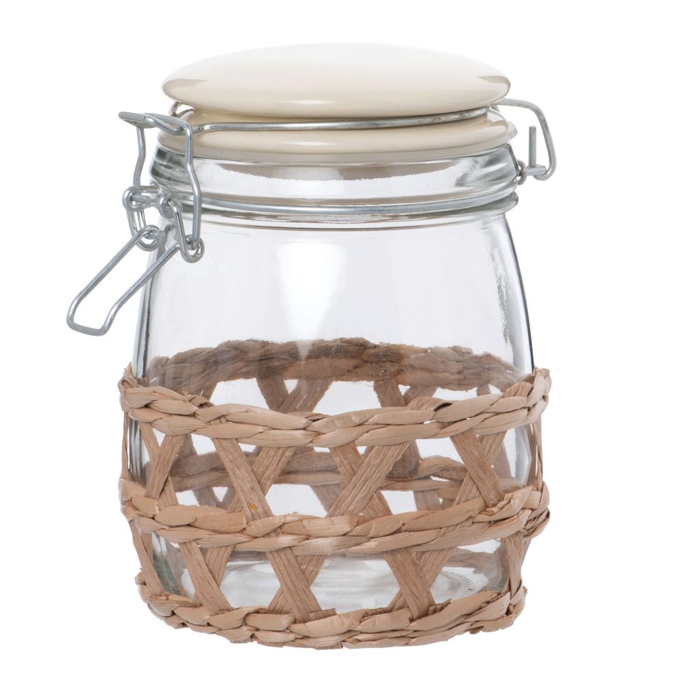 Bocal en verre et silicone beige H9 Bocal en verre et silicone beige H9