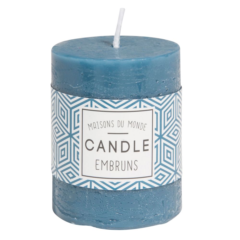 Bougie bleu foncé (photo) Bougie bleu foncé