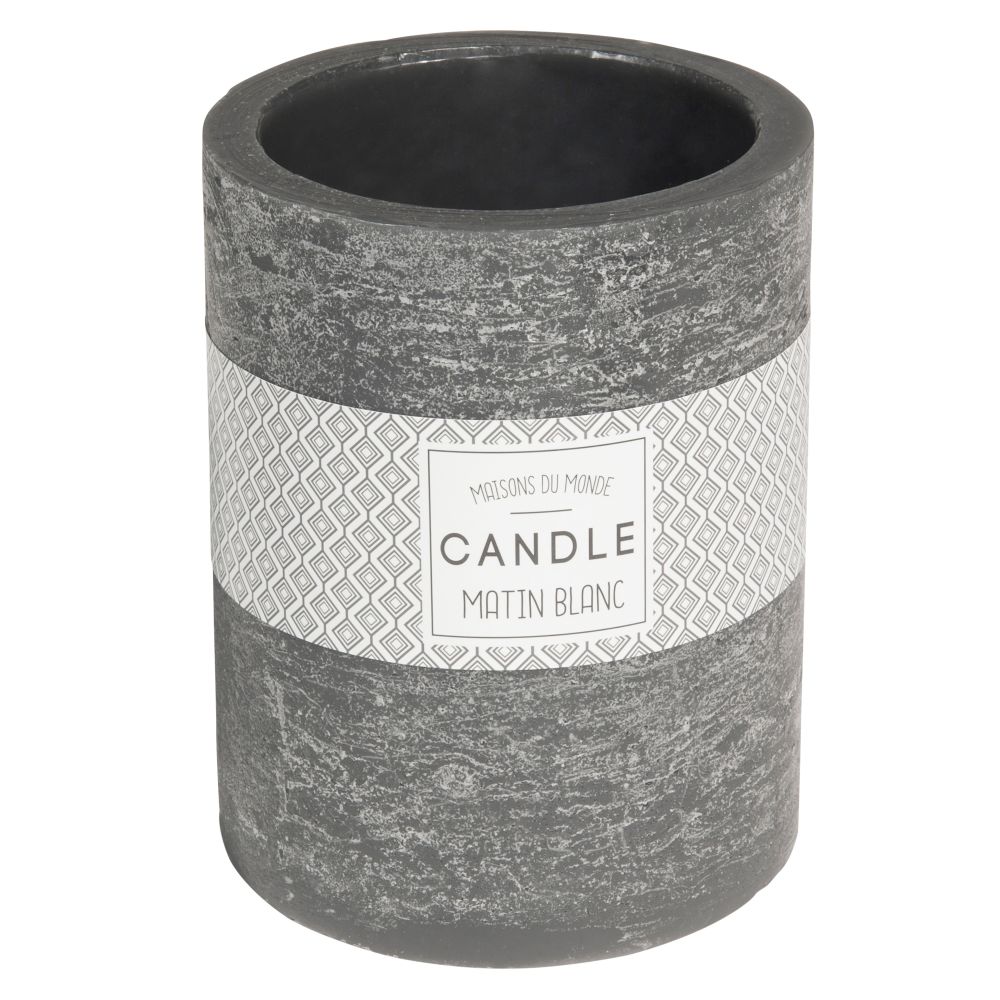 Bougie lanterne gris foncé H 12 cm Bougie lanterne gris foncé H 12 cm